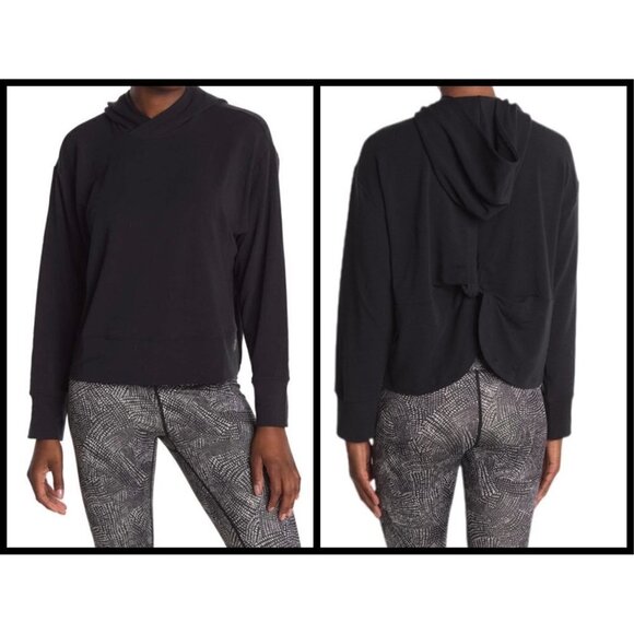 💕NEW BALANCE💕 Evolv Twist Back Knit Hoodie L NWT - Picture 1 of 13